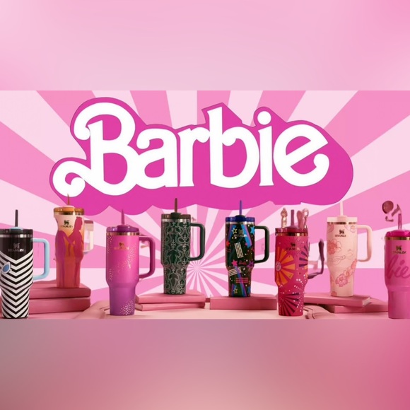 Barbie Stanley ‘60’s Twist ‘n Turn 40 oz. Quencher 🩷💖🩷💖🛍️🛍️💞💞💝💗💘💋❣️ - Picture 5 of 8